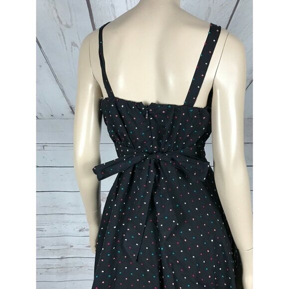 HEART SOUL Colorful Polka Dot Cotton Dress NWT L - Picture 12 of 15